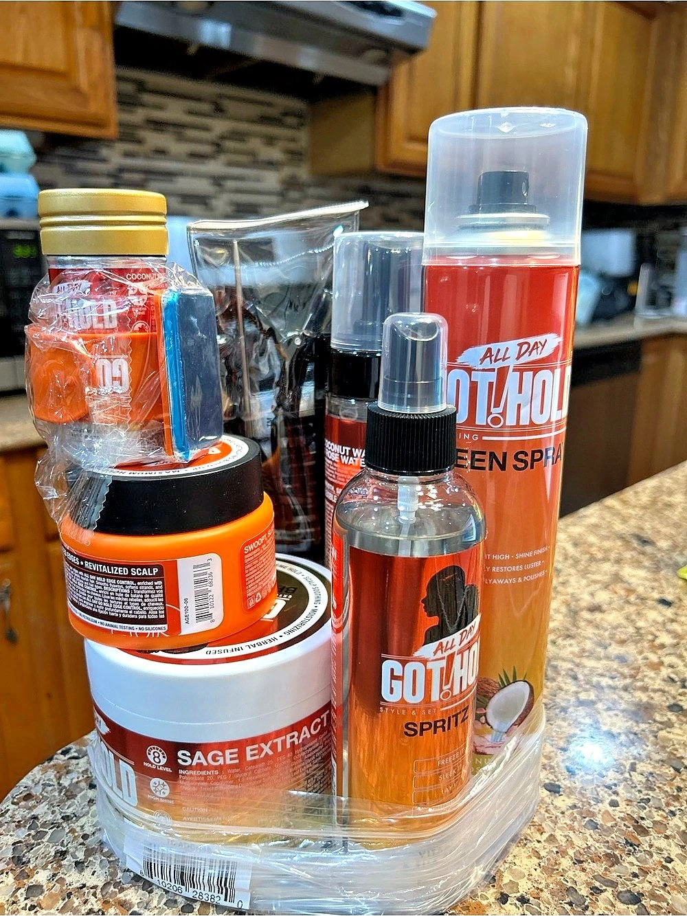 All Day Got2b Hair Styling Product Bundle NWT in Orange